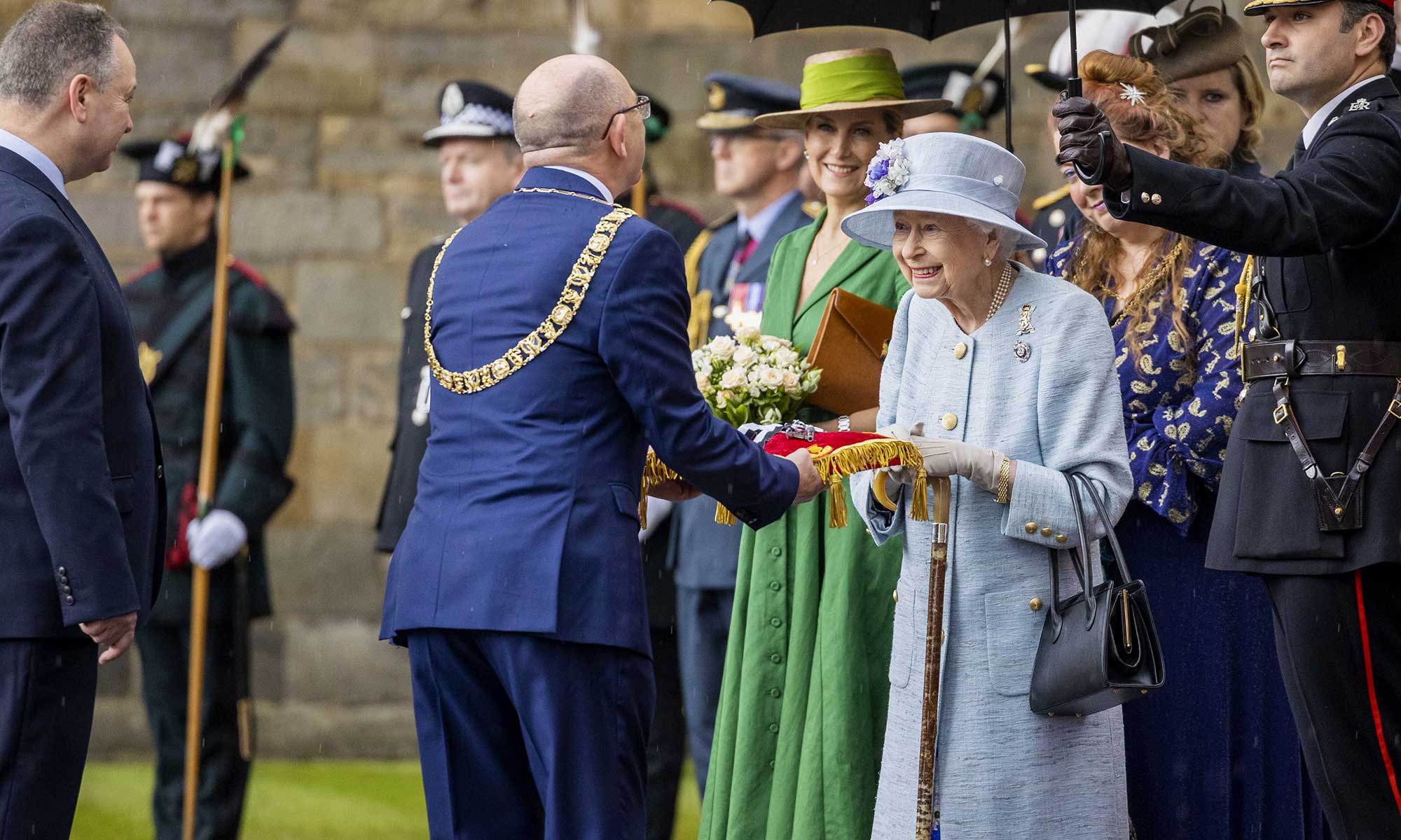 HM the Queen arrives in Scotland, 27 June 2022